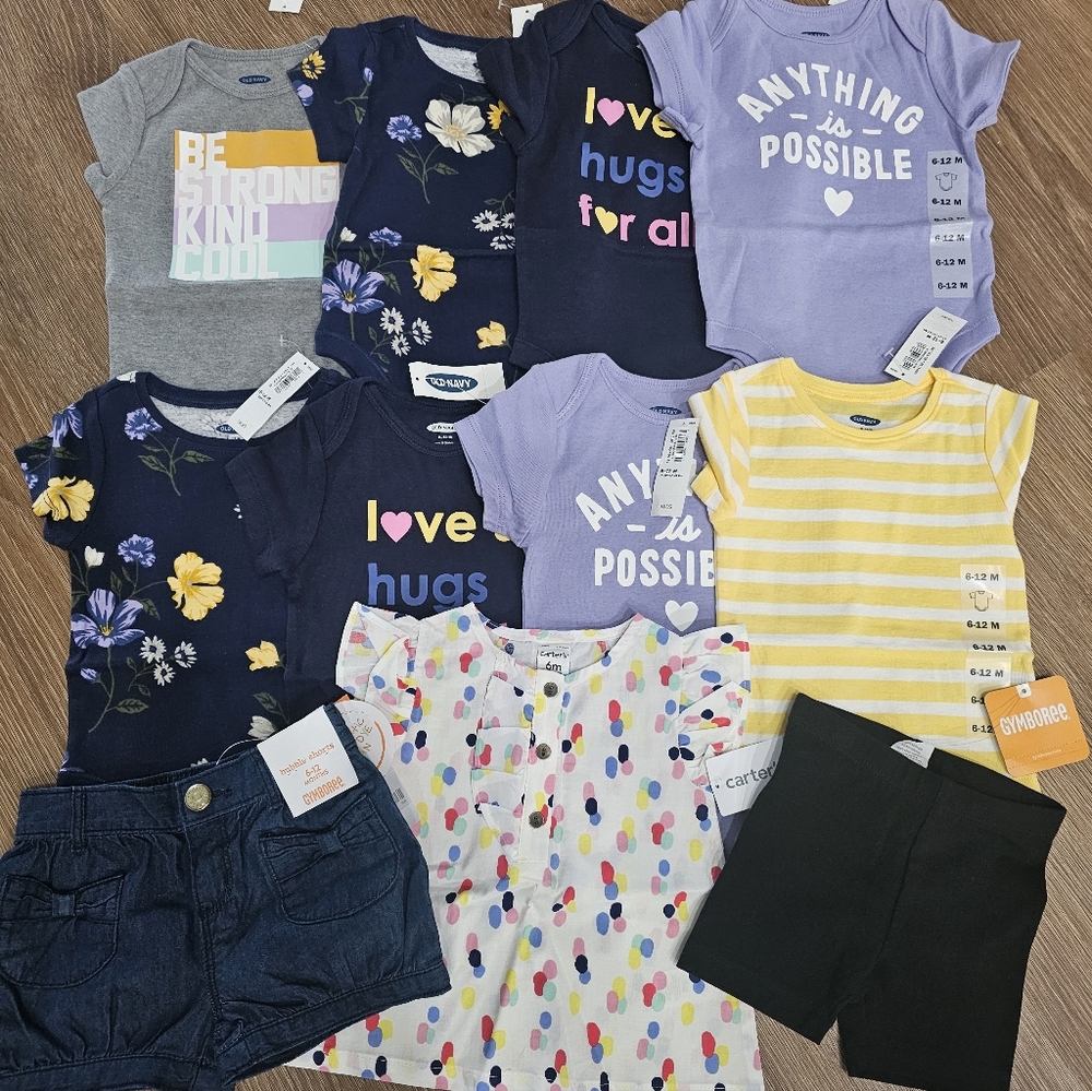 Grab Bag Of Girls 6-12 Month Clothes